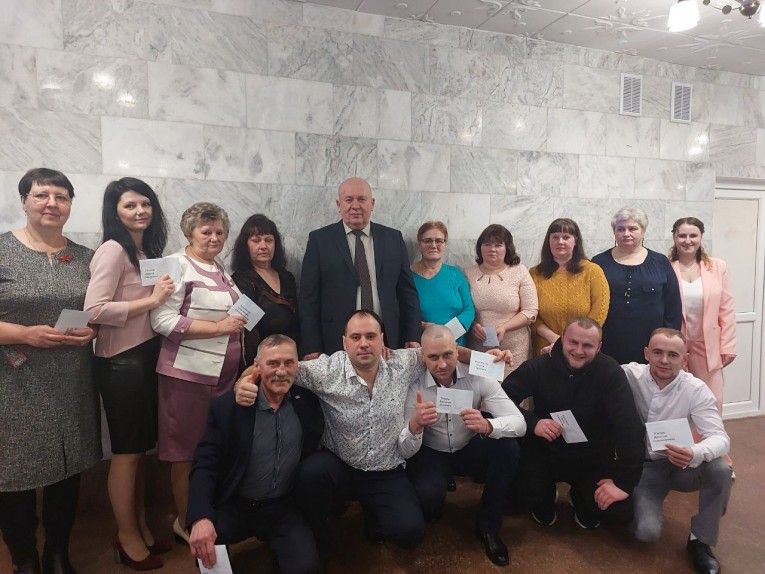 Честовование животноводов предприятия
