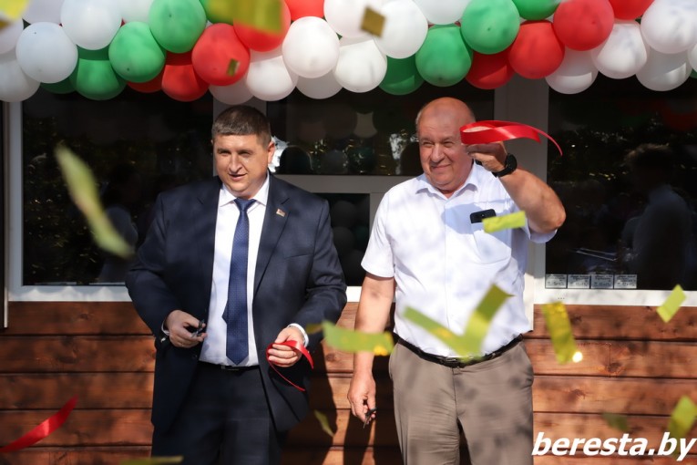 Падчас раённых Дажынак у Вялікіх Эйсмантах адбылося адкрыццё аб’екта нестацыянарнага гандлю