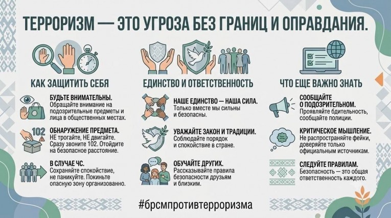 Борьба с терроризмом — это не только работа спецслужб. Это ответственность каждого.