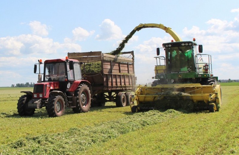 В КСУП «Воронецкий» полным ходом идет заготовка кормов из трав первого укоса